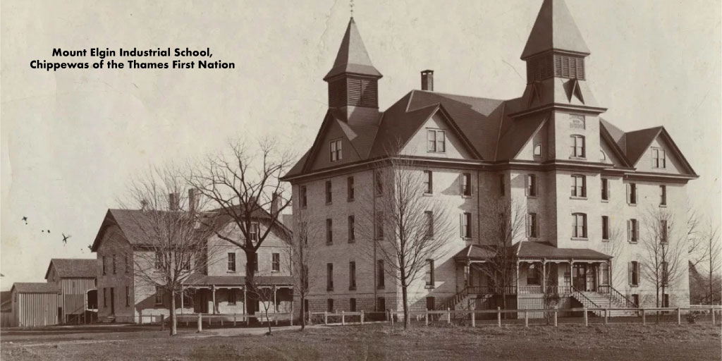 Mount Elgin Industrial School in Chippewas of the Thames First Nation