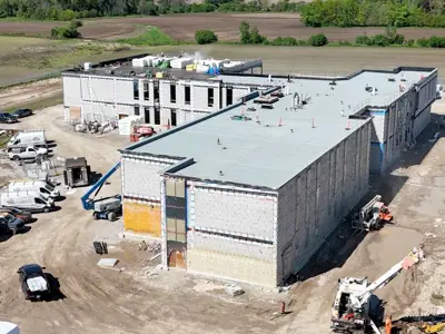 Belmont Meadows Public School construction site - May 2026