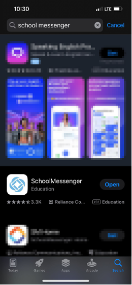school messenger on app store