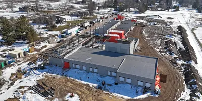 Clover Public School construction site - February 2026
