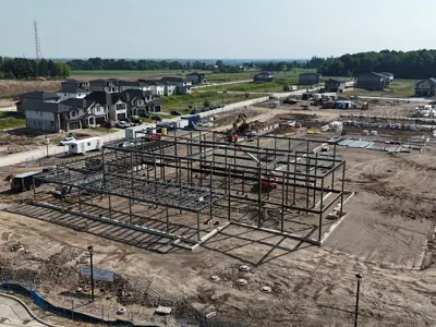 Jackson Meadows Public School construction site - August 2025