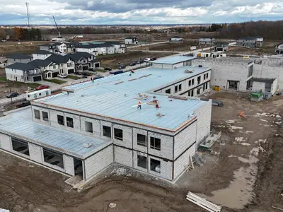 Jackson Meadows Public School construction site - November 2025