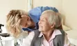 Personal Support Worker helping a client