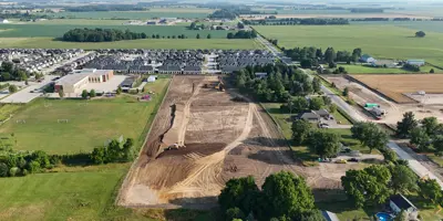 Photo: Clover Public School construction site - August 2025