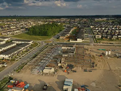 Northwest Public School construction site - July 2024